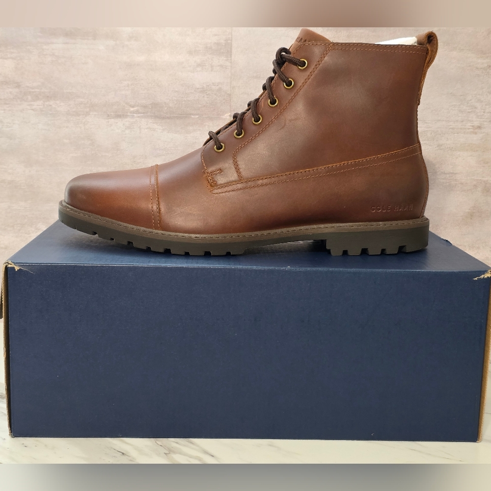 Brown Leather Men's Boots - Picture 7 of 7